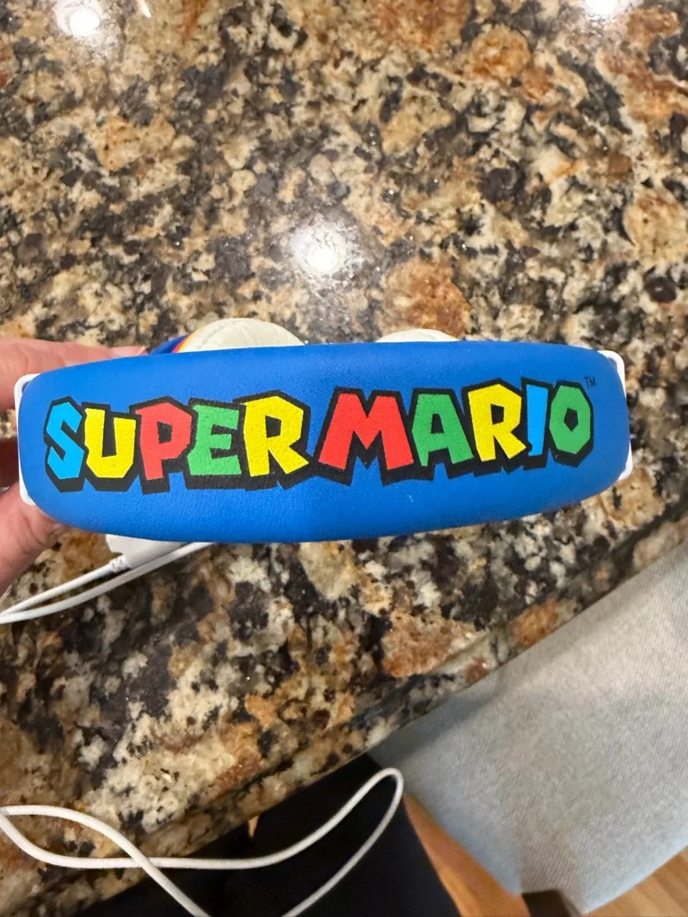 Nintendo Blue & Red Super Mario Kids Wired Headphones